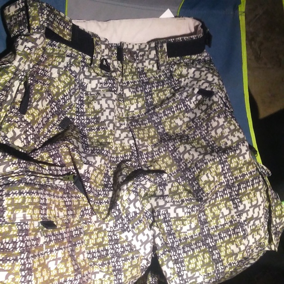Men's L Snow Board Ski Turbine Pants Camo Camouflage Like New 36 x 32